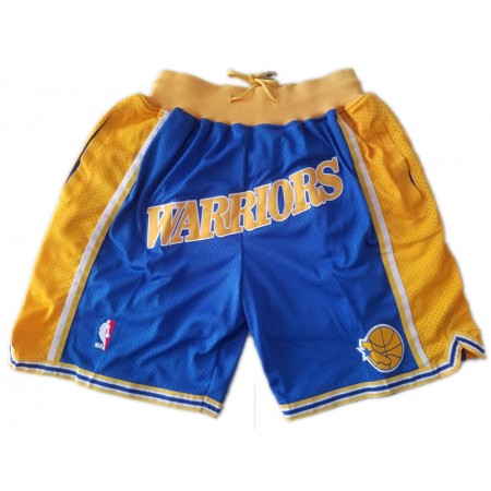 NBA Golden State Warriors Miesten Tasku Shortsit Sininen Swingman